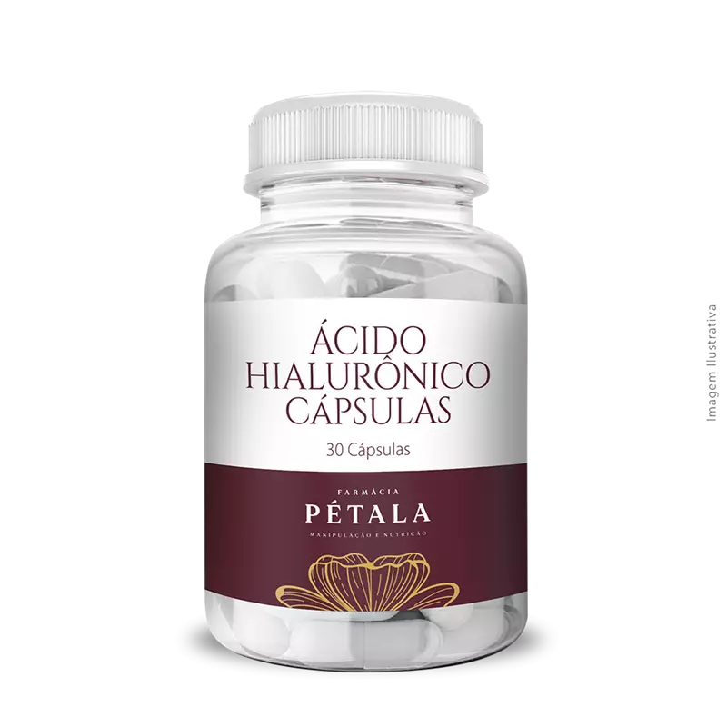 Ácido Hialurônico 50mg 30 Cápsulas